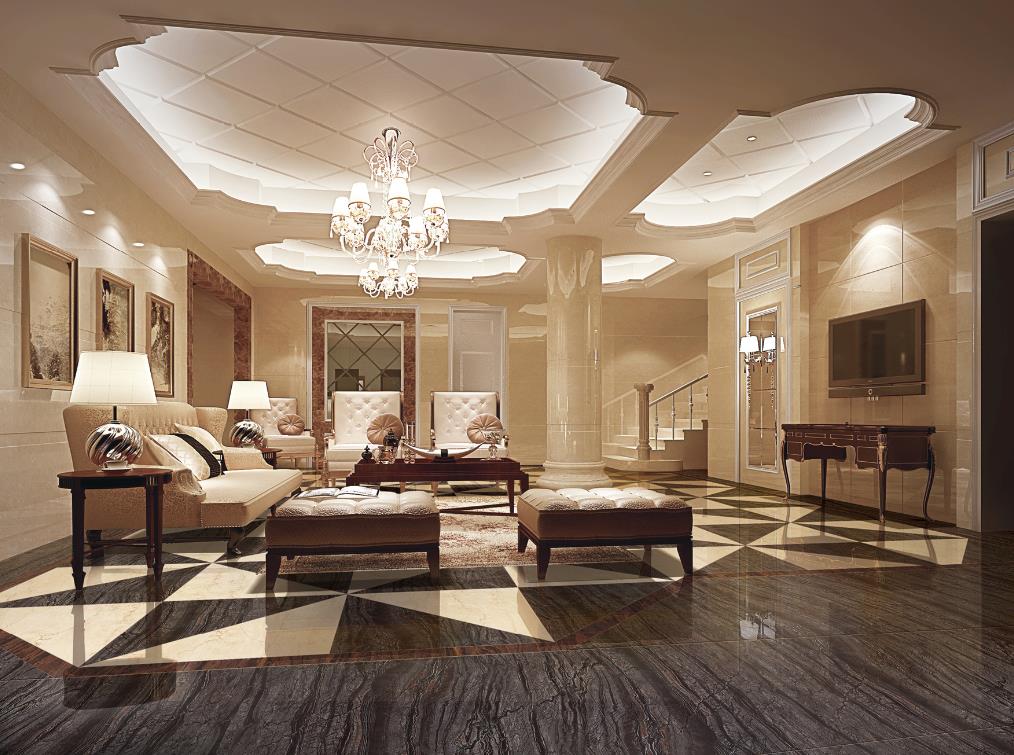 大理石：简欧客厅 D88S032C(古木黑)